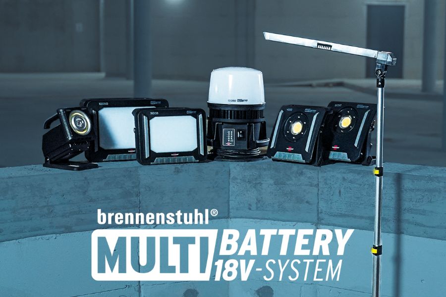 Nouvelles marques d'outils électriques dans le Brennenstuhl Multi Battery 18V System