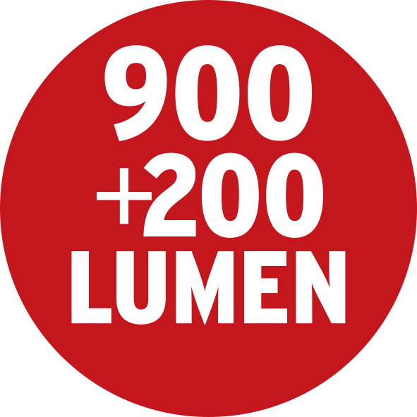 Lampe torche LED HL 701 AT 900+200Lm rechargeable aimantée Brennenstuhl